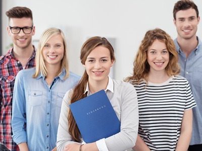 ehrgeizige Auszubildende